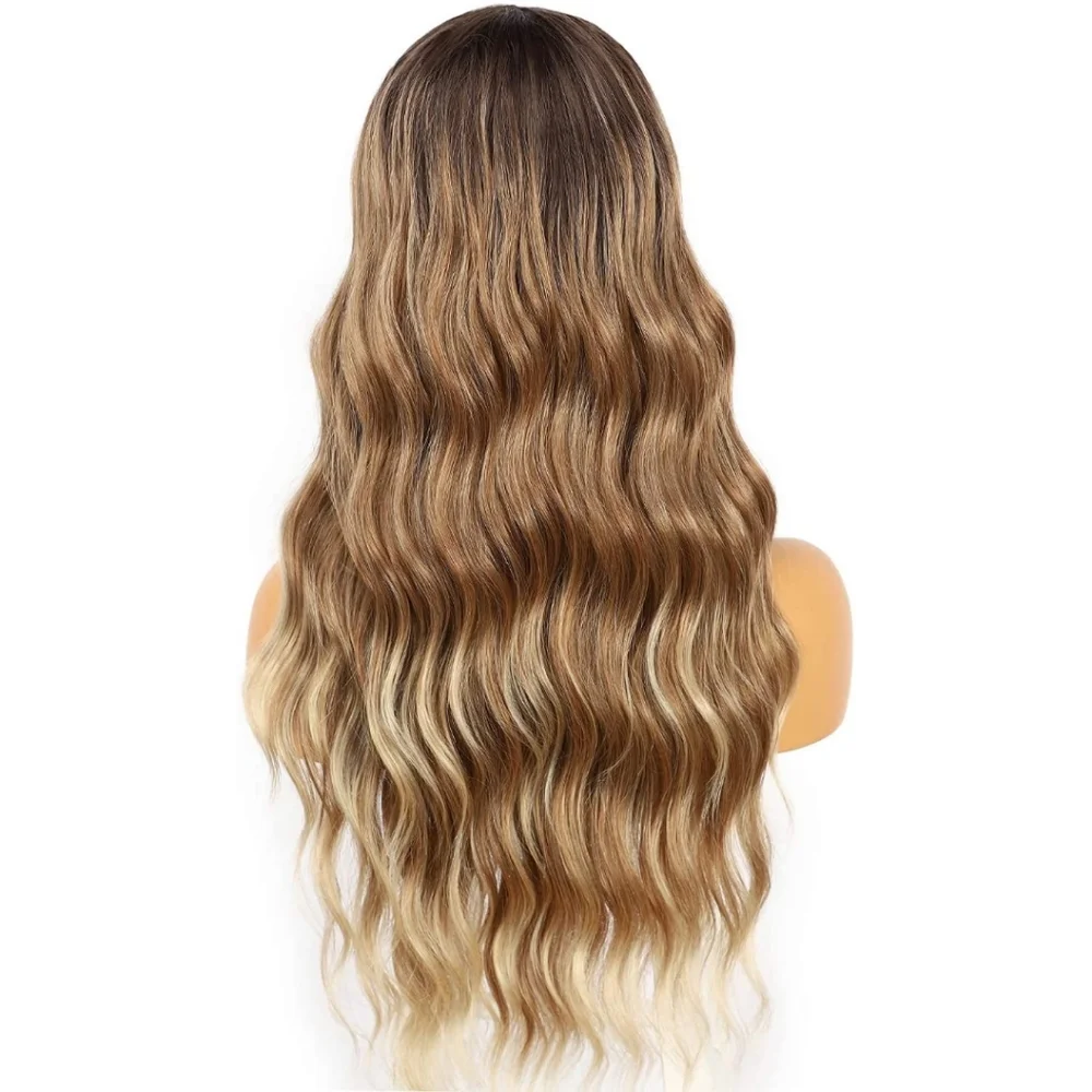 Blooming Hair Dark Brown Highlight Synthetic Wig